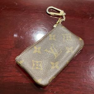 Authentic Louis Vuitton monogram keychain pouch